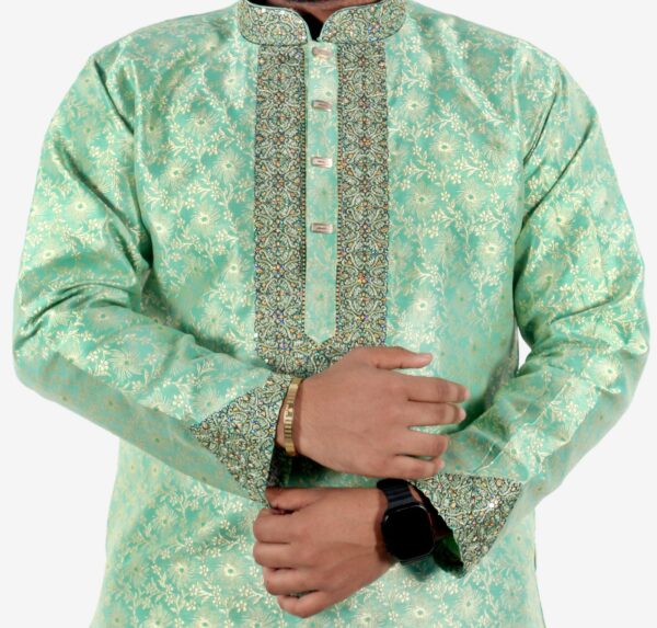luxurious কালার কাতান পাঞ্জাবি – কোড: LM-300 - Image 6