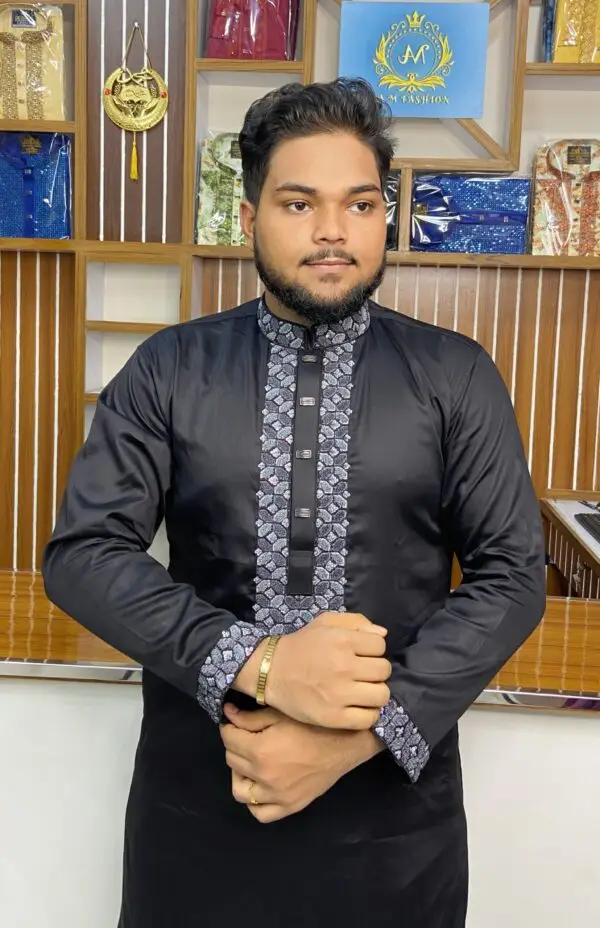 কালার স্যানেল পাঞ্জাবি – কোড: LM-1104 - Image 2