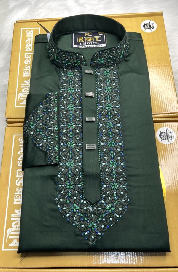 luxurious মাল্টি সিকোয়েন্স পাঞ্জাবি – কোড: MS-203 - Image 4