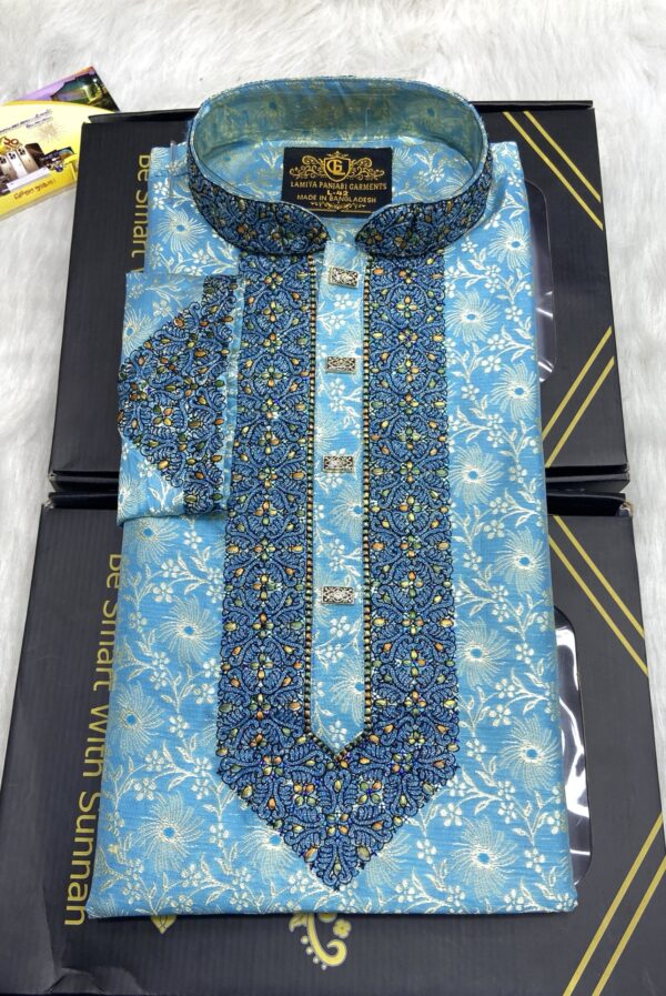 luxurious কালার কাতান পাঞ্জাবি – কোড: LM-300 (Copy)